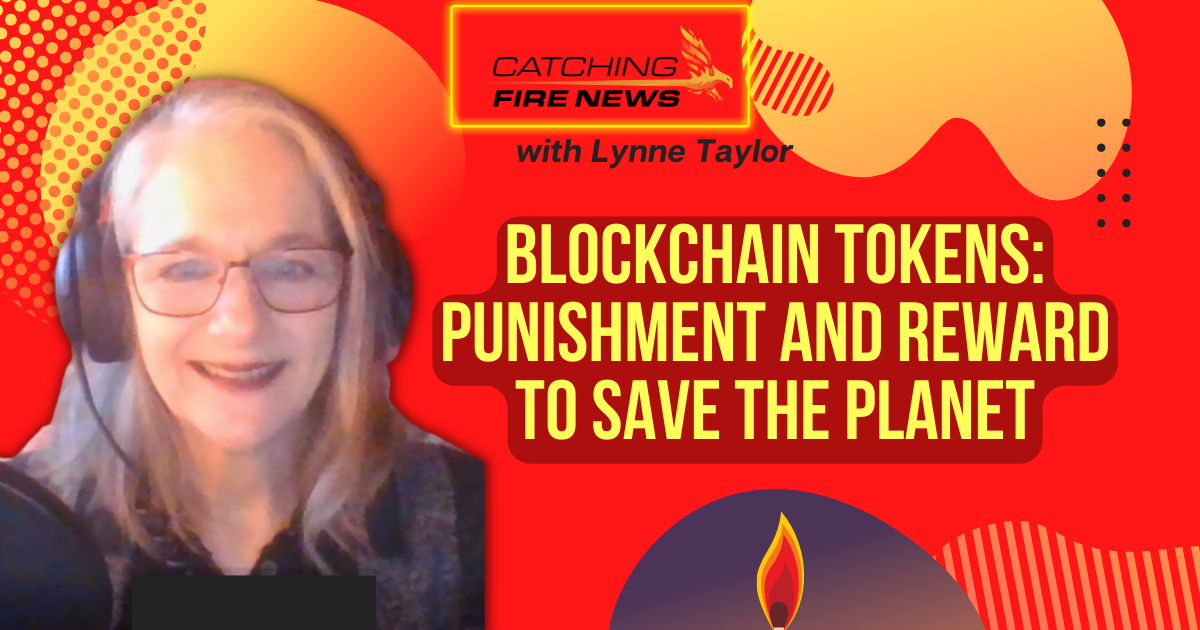 Blockchain Tokens Provide Reward and Punishment to Save the Planet